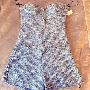 Beautiful Blue and White Romper